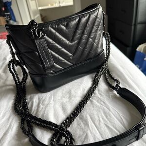 Chanel So Black Gabrielle Shoulder Bag